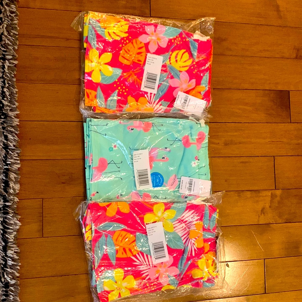 NWT! Carters Girls size 14 shorts bundle.